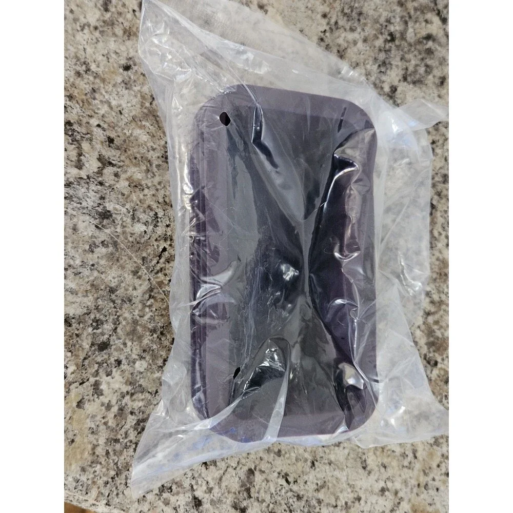NIP Set of 4 Epicure Silicone Mini Loaf Pans Purple 6 x 3.5 x 1.75 Rectangle
